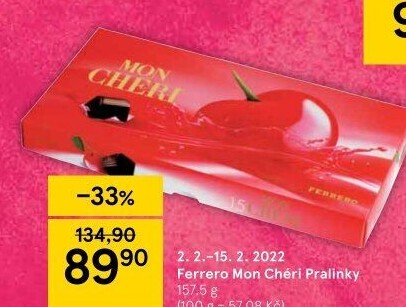 Bonboniéra Mon Cheri Ferrero