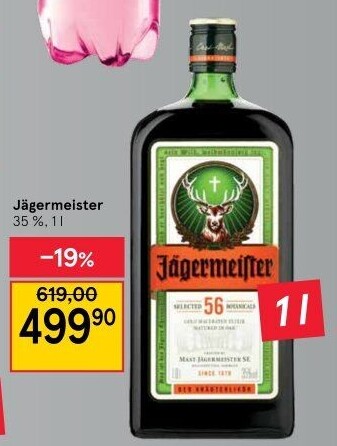 Bylinný likér Jägermeister