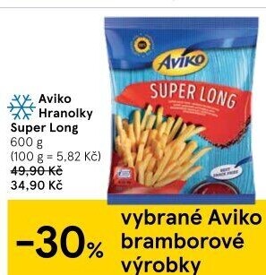 Hranolky mražené Super Long Aviko