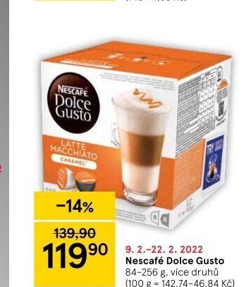 Kapsle Dolce Gusto Nescafé