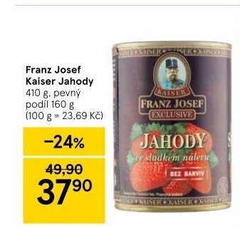 Kompot jahody Exclusive Franz Josef Kaiser