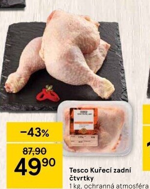 Kuřecí čtvrtky Tesco