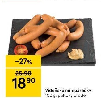 Minipárečky vídeňské