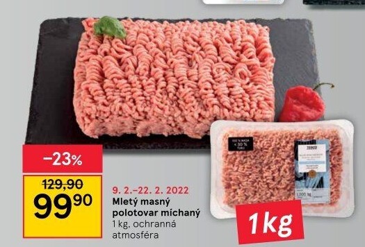 Mleté maso mix Tesco