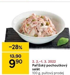 Pařížský pochoutkový salát