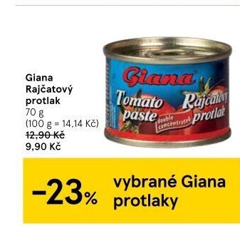 Rajčatový protlak Giana