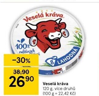 Sýr tavený Veselá kráva