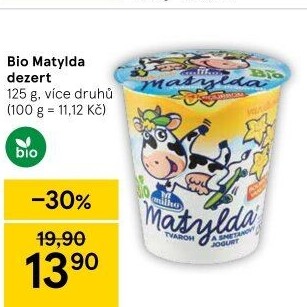 Tvaroh s jogurtem bio Matylda Milko