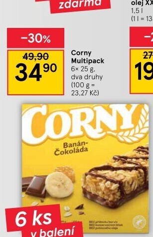 Tyčinka cereální Corny