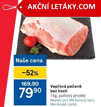 Vepřová pečeně bez kosti