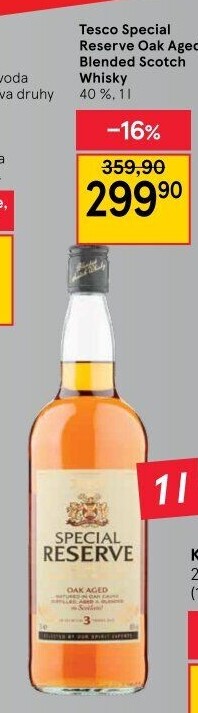 Whisky Special Scotch Tesco