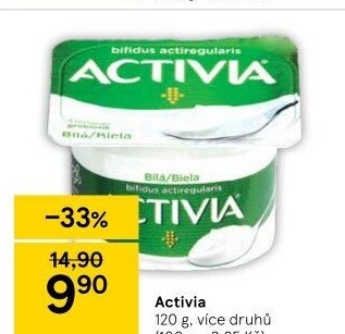 Bílý jogurt Activia Danone