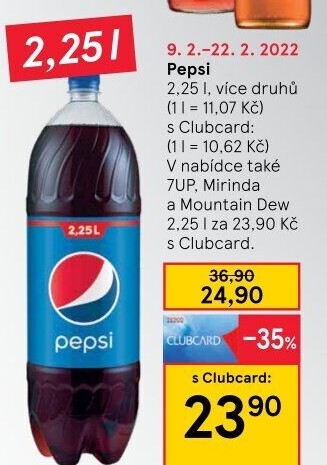 Limonáda Pepsi