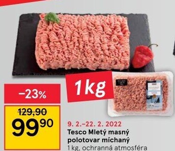 Mleté maso mix Tesco
