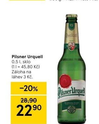 Pivo Pilsner Urquell
