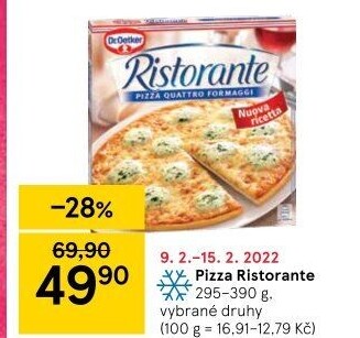 Pizza mražená Ristorante Dr. Oetker