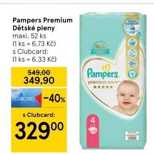 Pleny dětské Pampers Premium Care