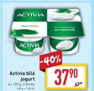 Bílý jogurt Activia Danone