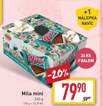 Oplatky mini Mila Sedita