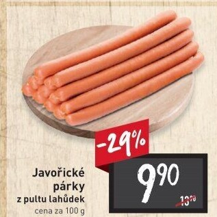 Párky javořické