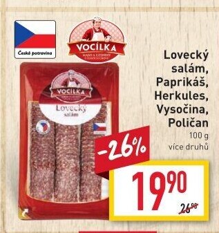 Salám lovecký Vocílka