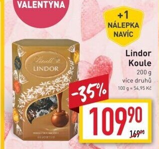 Bonboniéra Pralinky Lindor Lindt