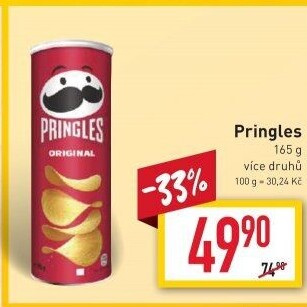 Chipsy Pringles - tubus