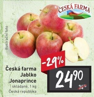 Jablka Jonaprince Česká Farma