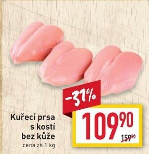 Kuřecí prsa s kostí