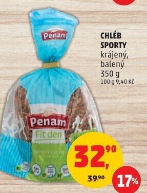 Chléb Sporty Fit den Penam