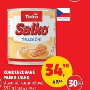 Mléko kondenzované Salko Tatra
