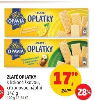Oplatky Zlaté Opavia