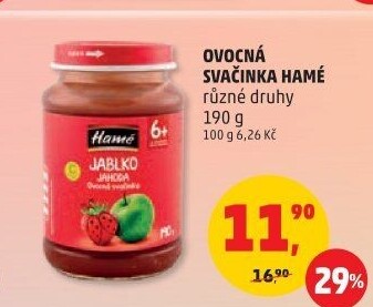 Přesnídávka ovocná Hamé