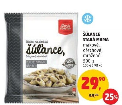 Šúlance mražené Stará mama
