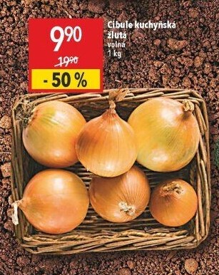 Cibule kuchyňská žlutá