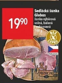 Šunka sedlácká výběrová Globus