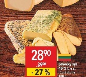 Sýr lovecký 45%