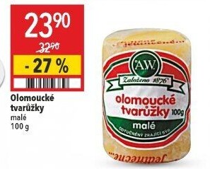 Sýr tvarůžky olomoucké A.W.