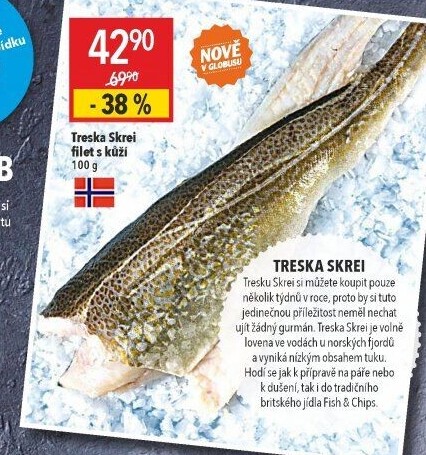 Treska Skrei filet