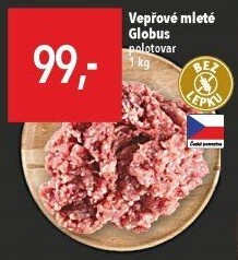 Vepřové mleté maso Globus