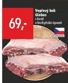 Vepřový bok s kostí Globus