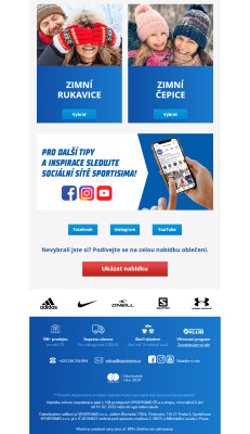 akční leták Sportisimo 10.2.2022-15.2.2022