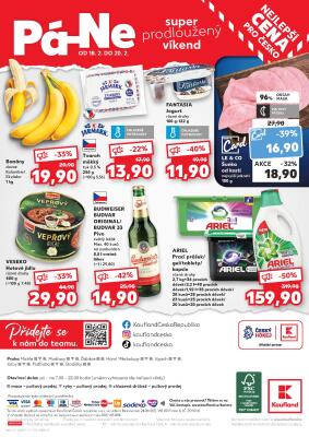 akční leták Kaufland 16.2.2022-22.2.2022
