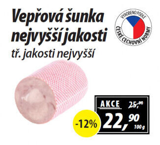Šunka vepřová nejvyšší jakosti