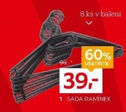 SADA RAMÍNEK NA ŠATY