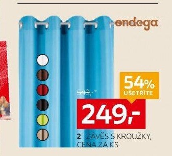 ZÁVĚS S KROUŽKY