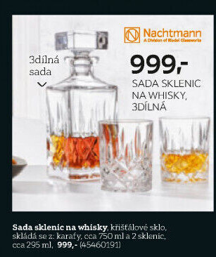 SADA SKLENIC NA WHISKY
