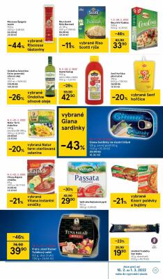 akční leták Tesco 16.2.2022-22.2.2022