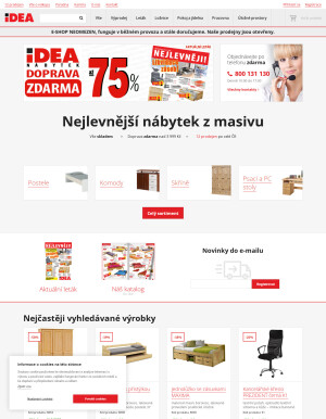 akční leták IDEA nábytek 15.2.2022-21.2.2022