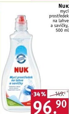 Mycí prostředek na lahve a savičky NUK
